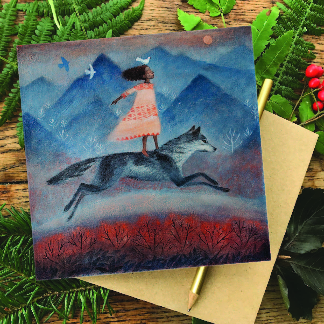 "Every morning the world is created" Greetings card