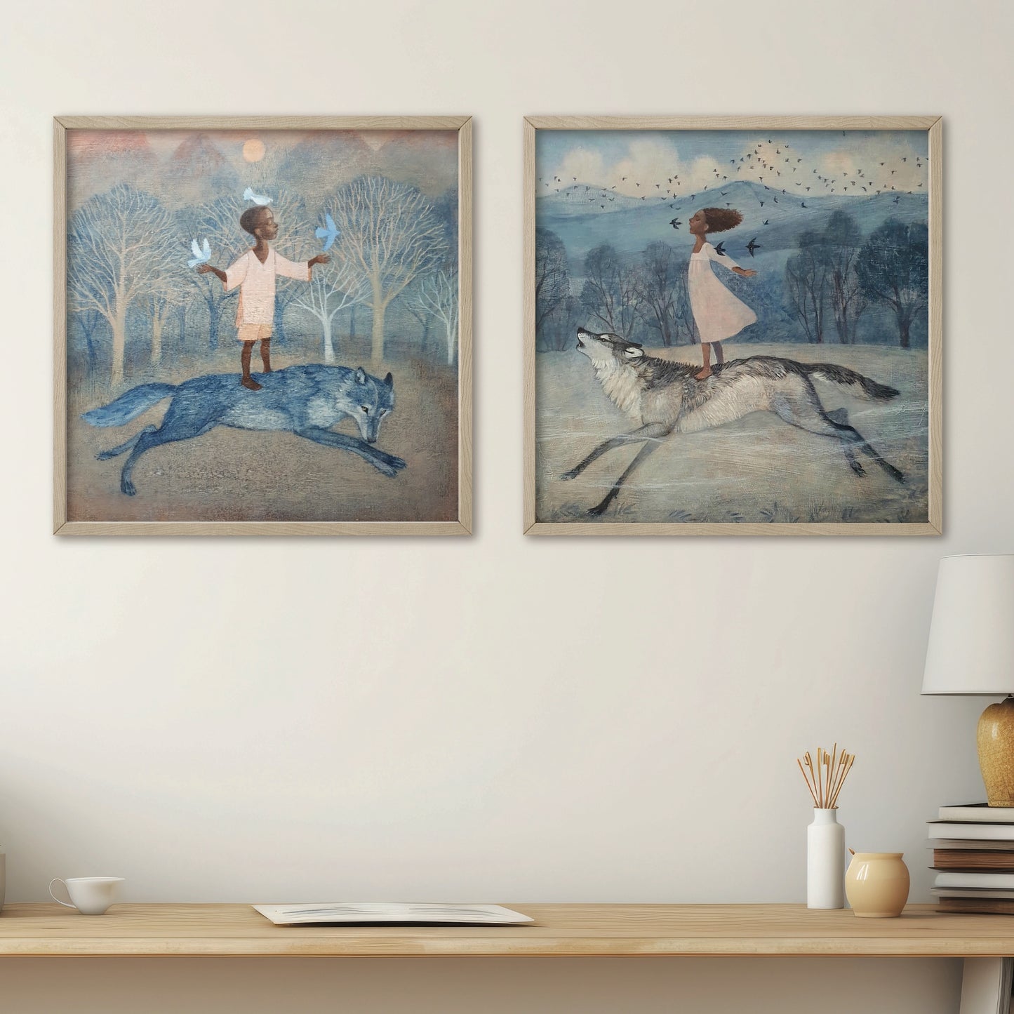 "Hope is the thing that sings" Limited edition print