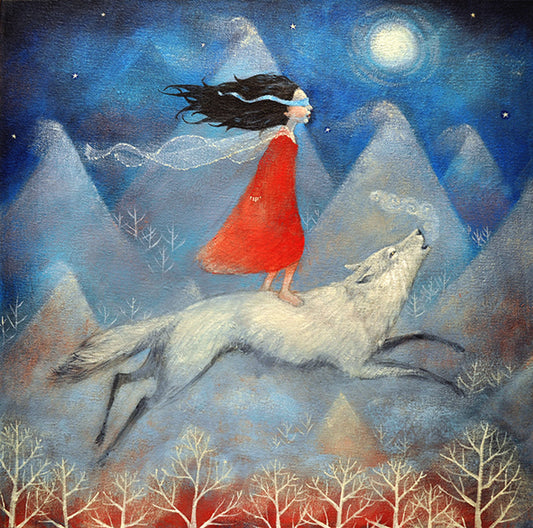 "Leap of Faith" 6 x Lucy Campbell greetings cards - single image