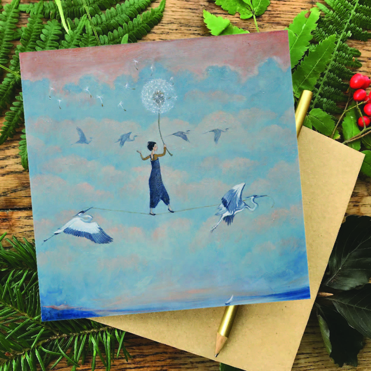 "Lightness of Being" Greetings card