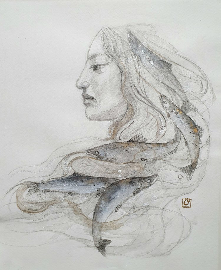 Salmon Woman #1