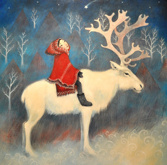 "Sami" 6 x Lucy Campbell greetings cards - single image