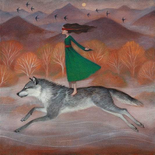 "The Calling Home" 6 x Lucy Campbell greetings cards - single image