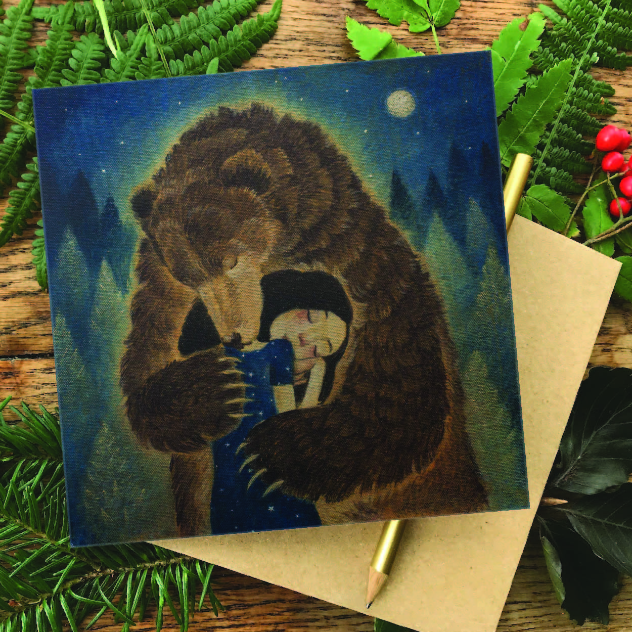 "Tuesday's Bear" Greetings card