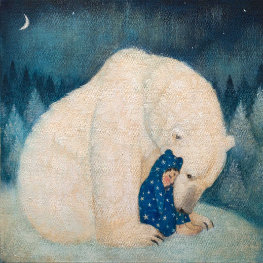 "Boy in Blue 2" 6 x Lucy Campbell greetings cards - single image