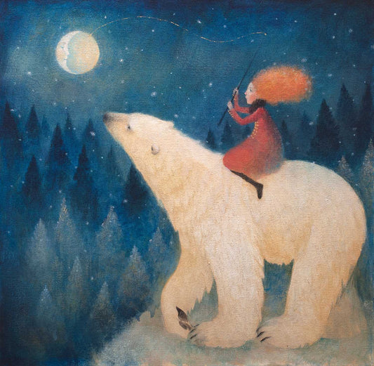 "Catch me the Moon" 6 x Lucy Campbell greetings cards - single image