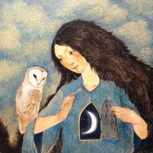 "Night Beckons" 6 x Lucy Campbell greetings cards - single image