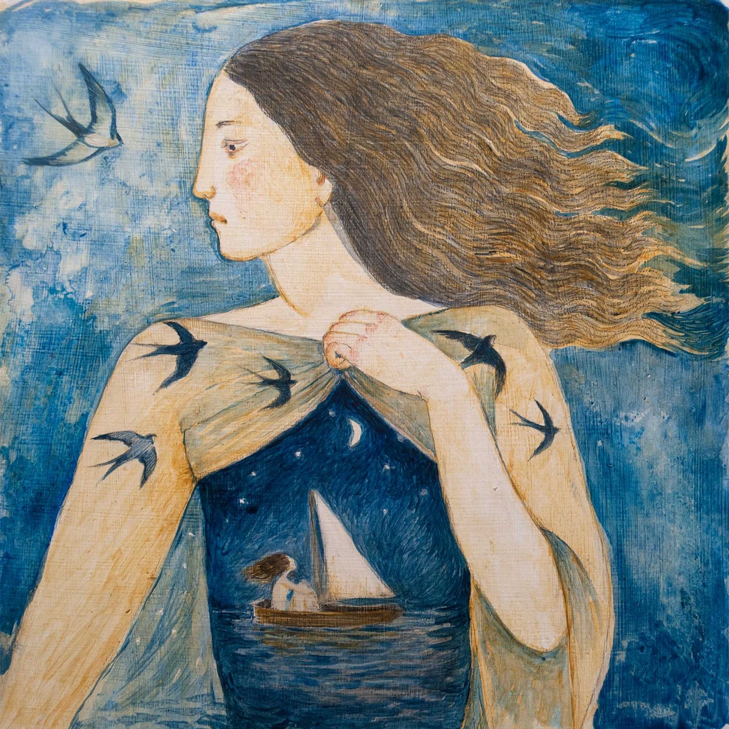 "The Journey" Greetings card