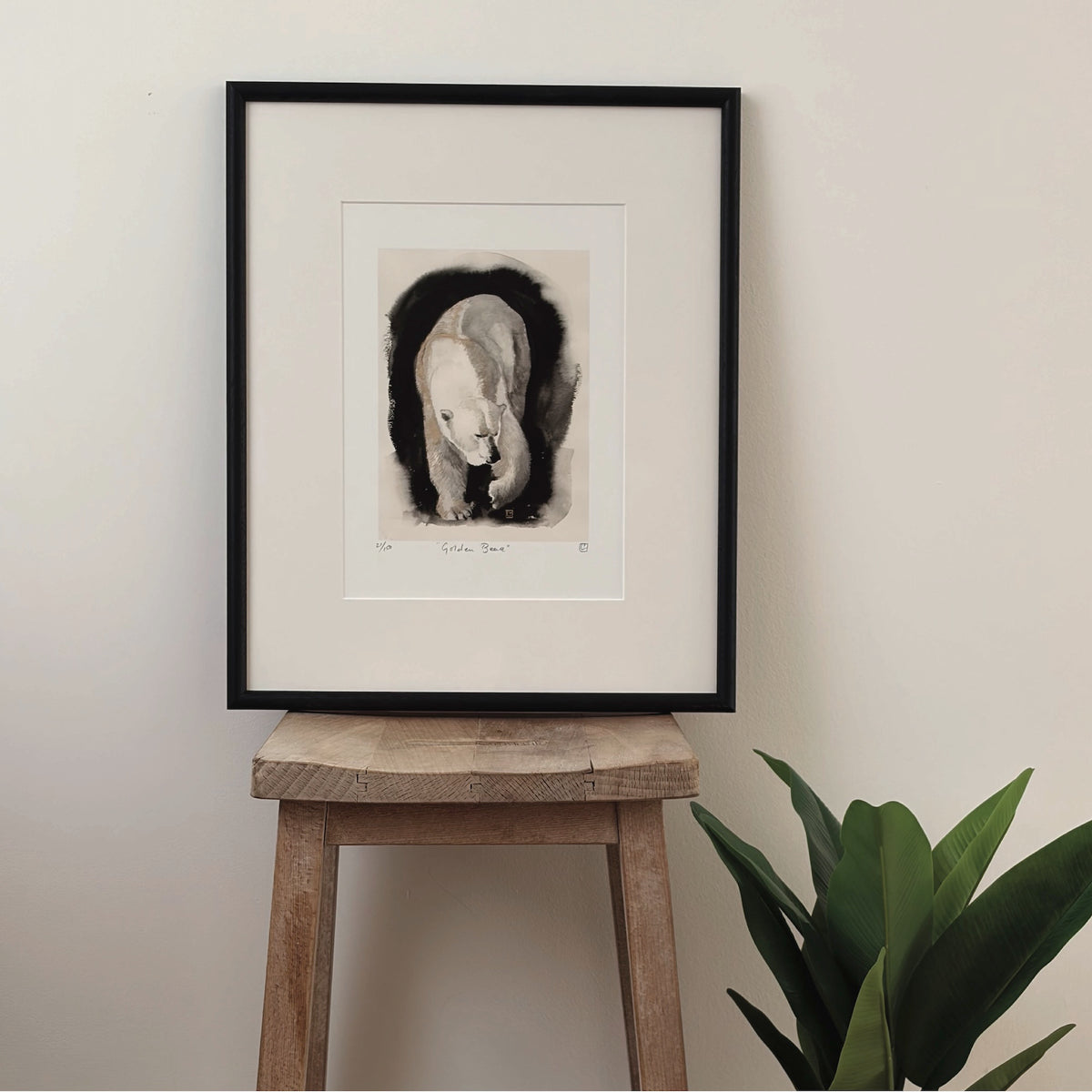"Golden Bear" Limited edition print