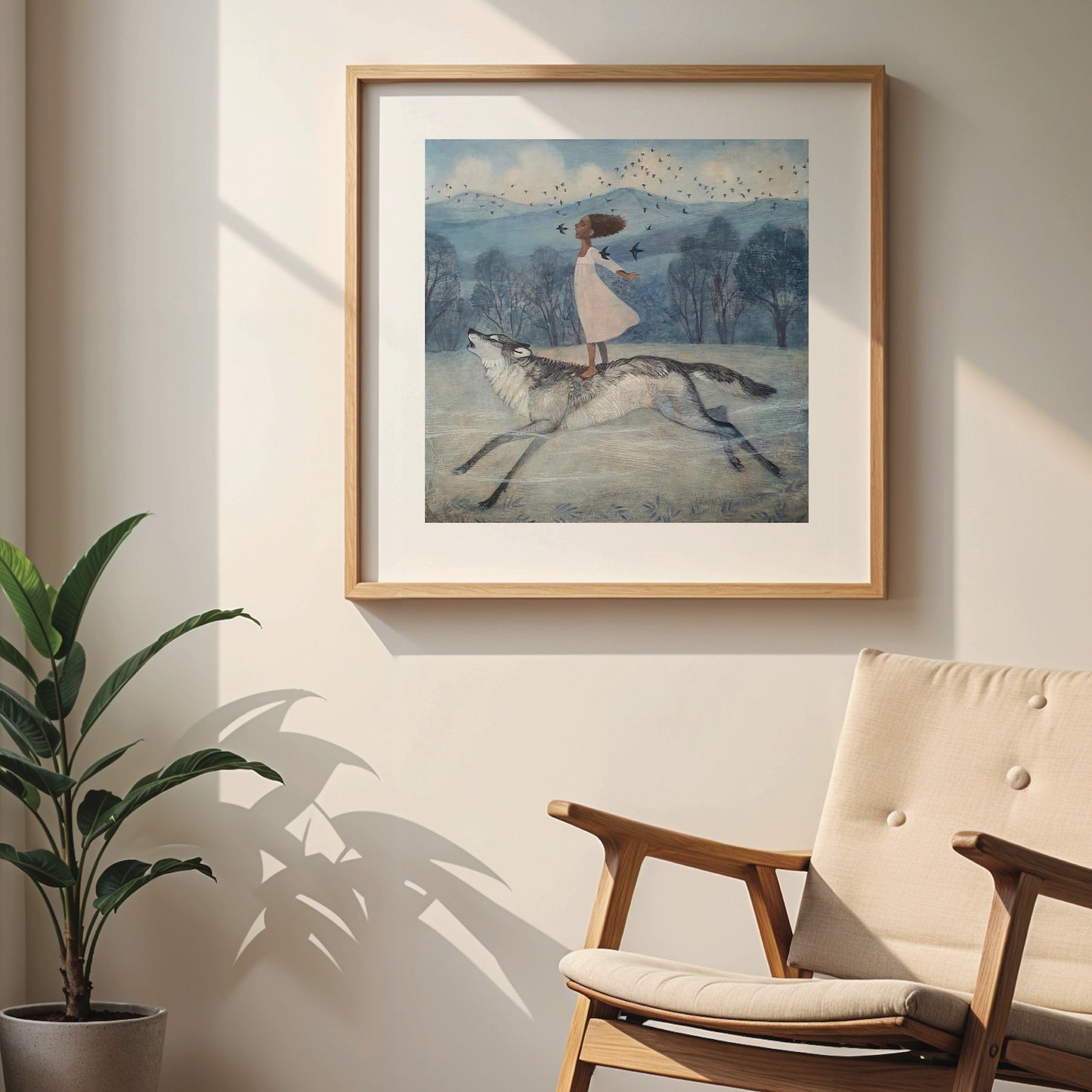 "Hope is the thing that sings" Limited edition print