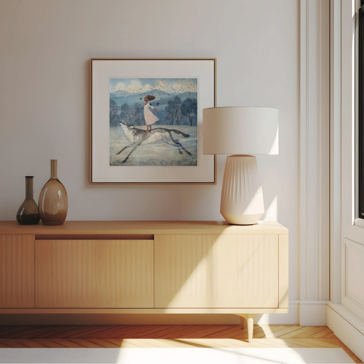 "Hope is the thing that sings" Limited edition print