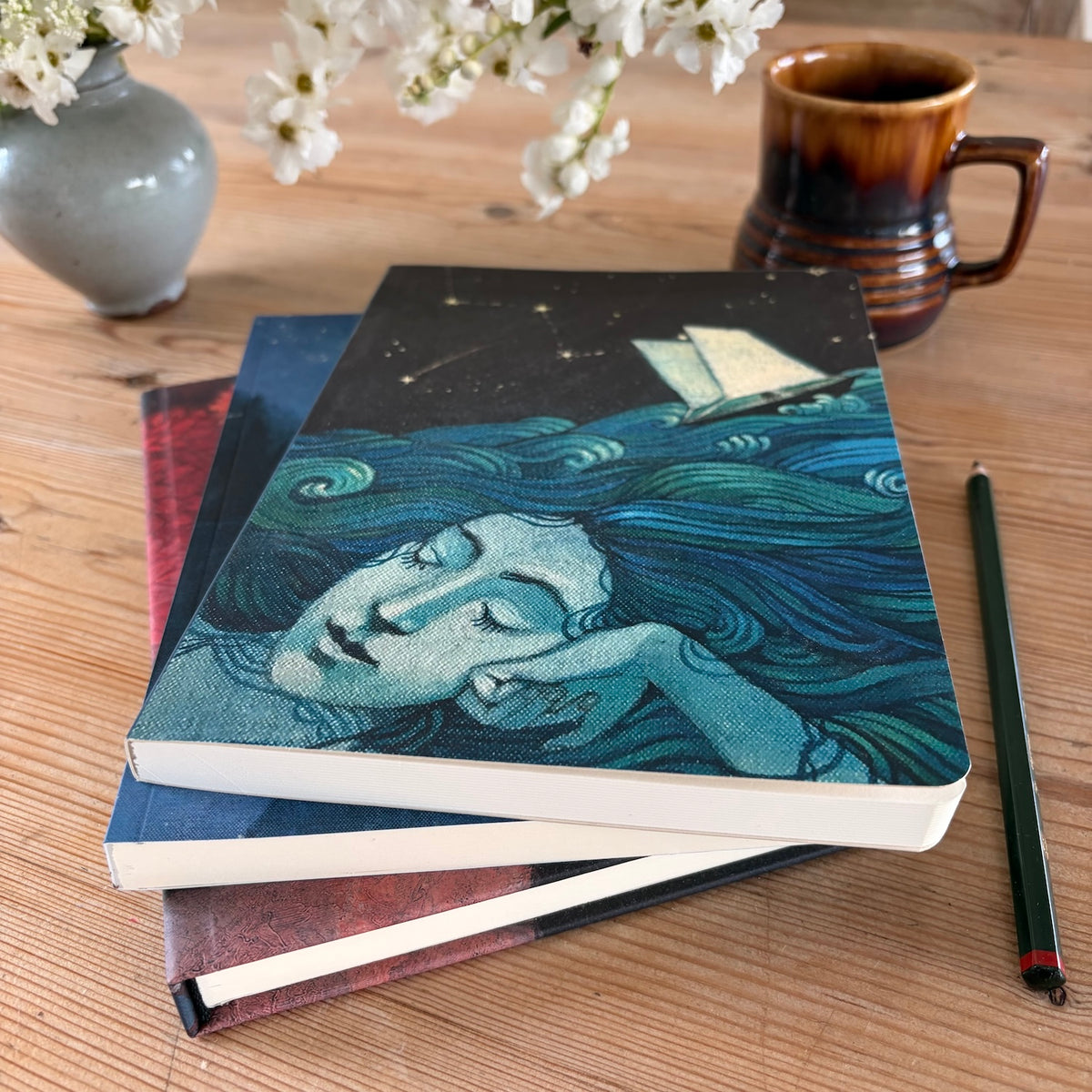 A5 Journal Softback, "My Mind is an Ocean"