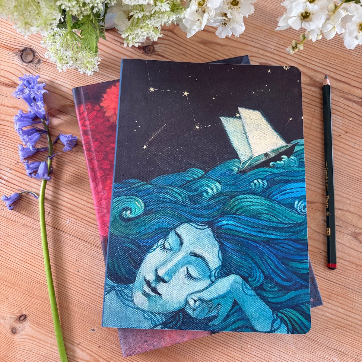 A5 Journal Softback, "My Mind is an Ocean"