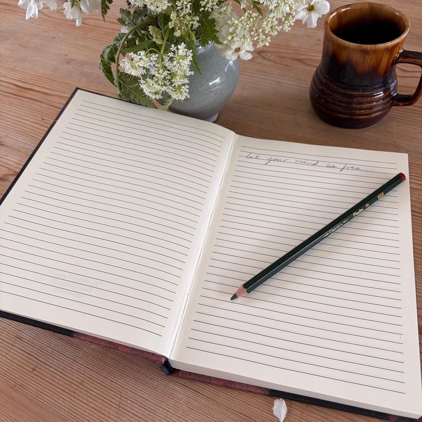 A5 Journal - Hardback, "The Gift of Presence"