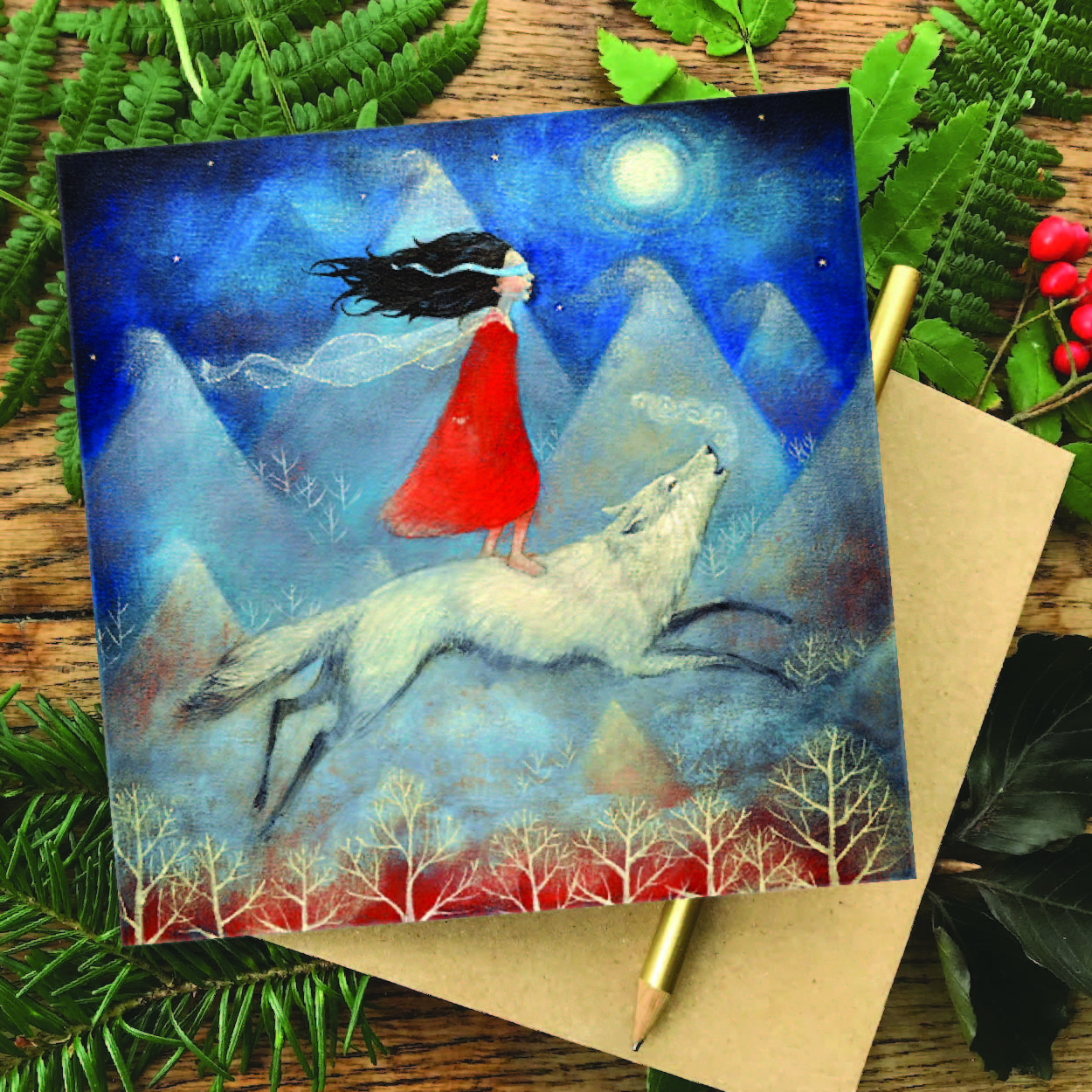 "Leap of Faith" Greetings card