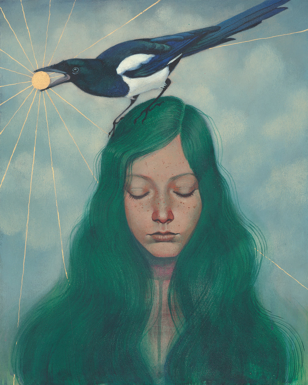 "Magpie Mind" Original painting