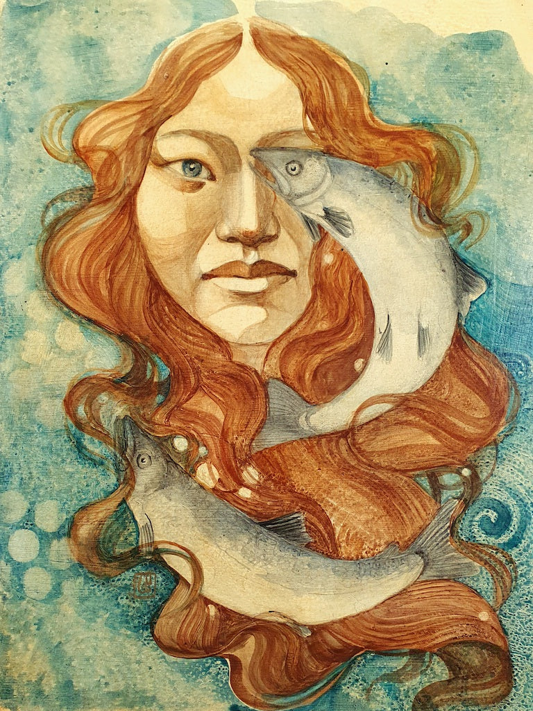 Salmon Woman