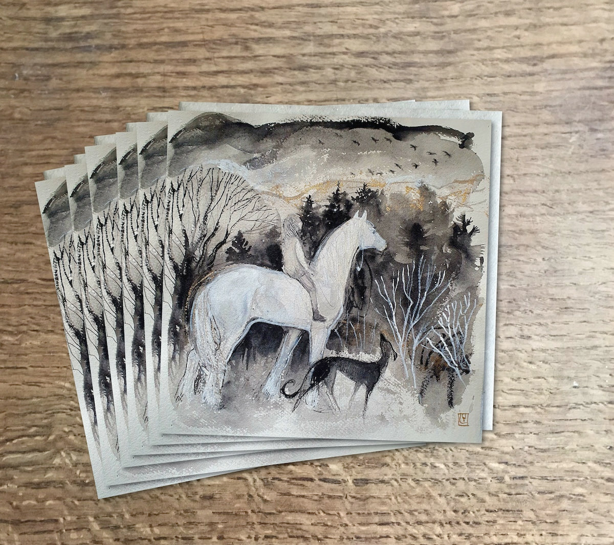 "Wild Geese" Greetings card