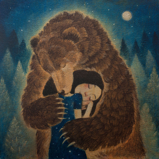 "Tuesday's Bear" 12 inch print